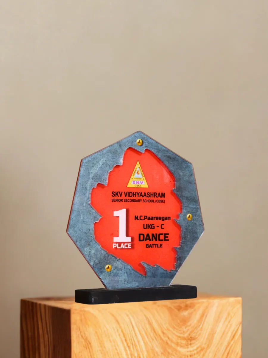 Premium classical dance trophies and shield awards from Tamil Nadu – EcoTrophy