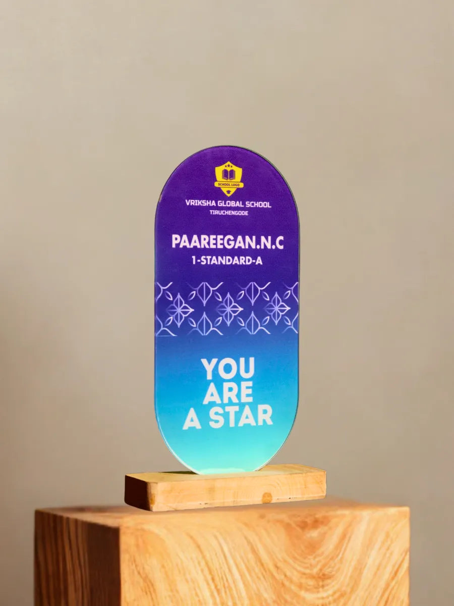 Student Trophy Tamil Nadu | Personalized Student Trophy | Outstanding Achievement Awards | Trophy Shop Prize