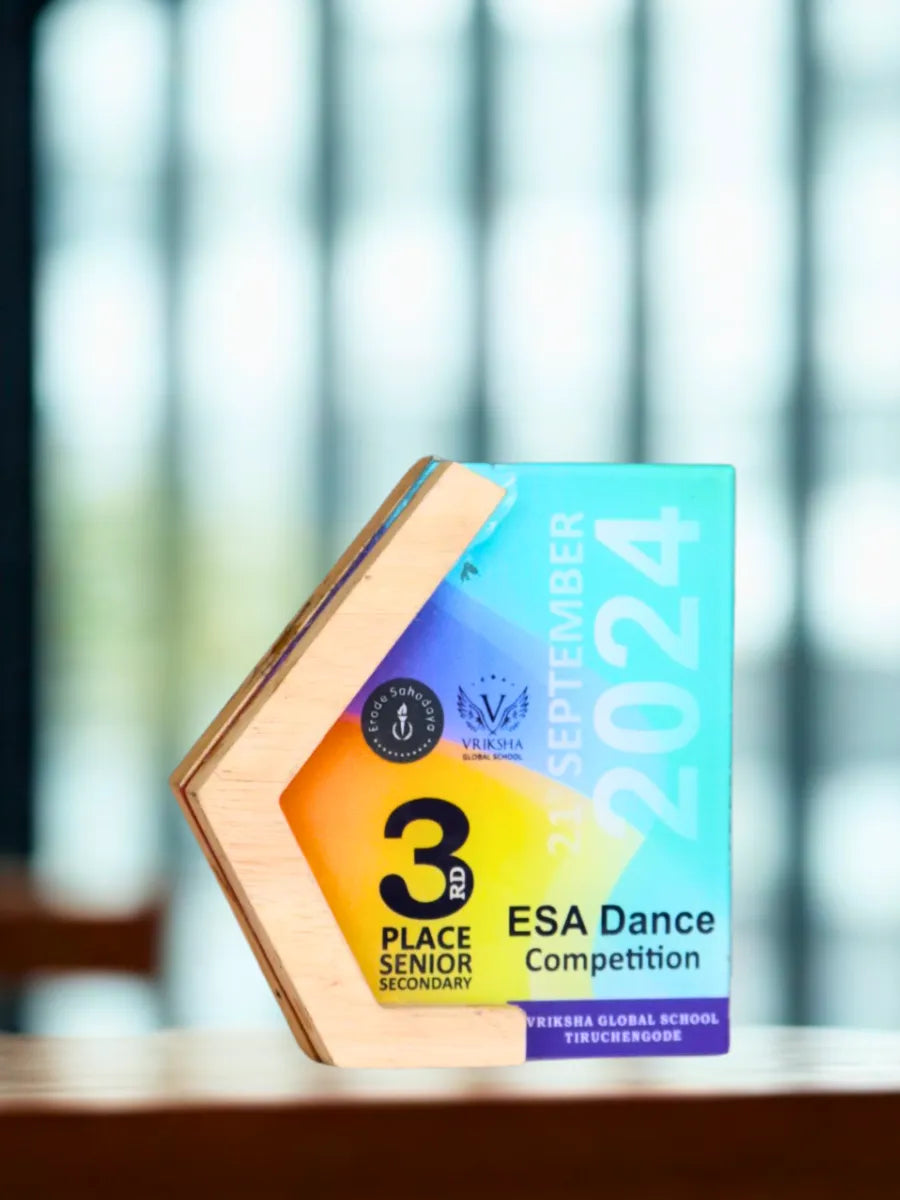 Elite Dance Trophy - Premium Award Shield | Trophy Shop Tamil Nadu
