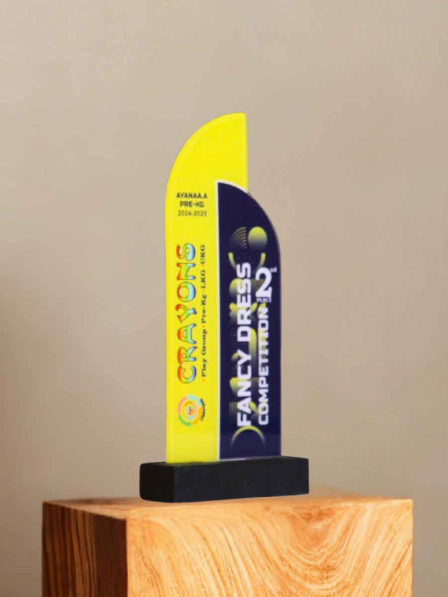 Tamil Nadu Modern Dance Trophy - Premium Award Shield | Trophy Shop India