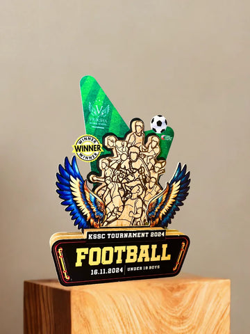 Premium Football Champion Trophy Tamil Nadu | Victory Awards Shield Trophy Shop