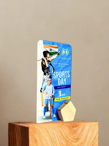 Sports Day Trophy | Personalized Acrylic Award | Top Performer Prize - EcoTrophy