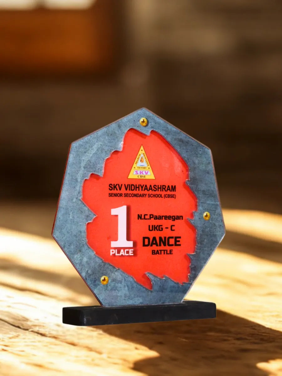 Premium classical dance trophies and shield awards from Tamil Nadu – EcoTrophy