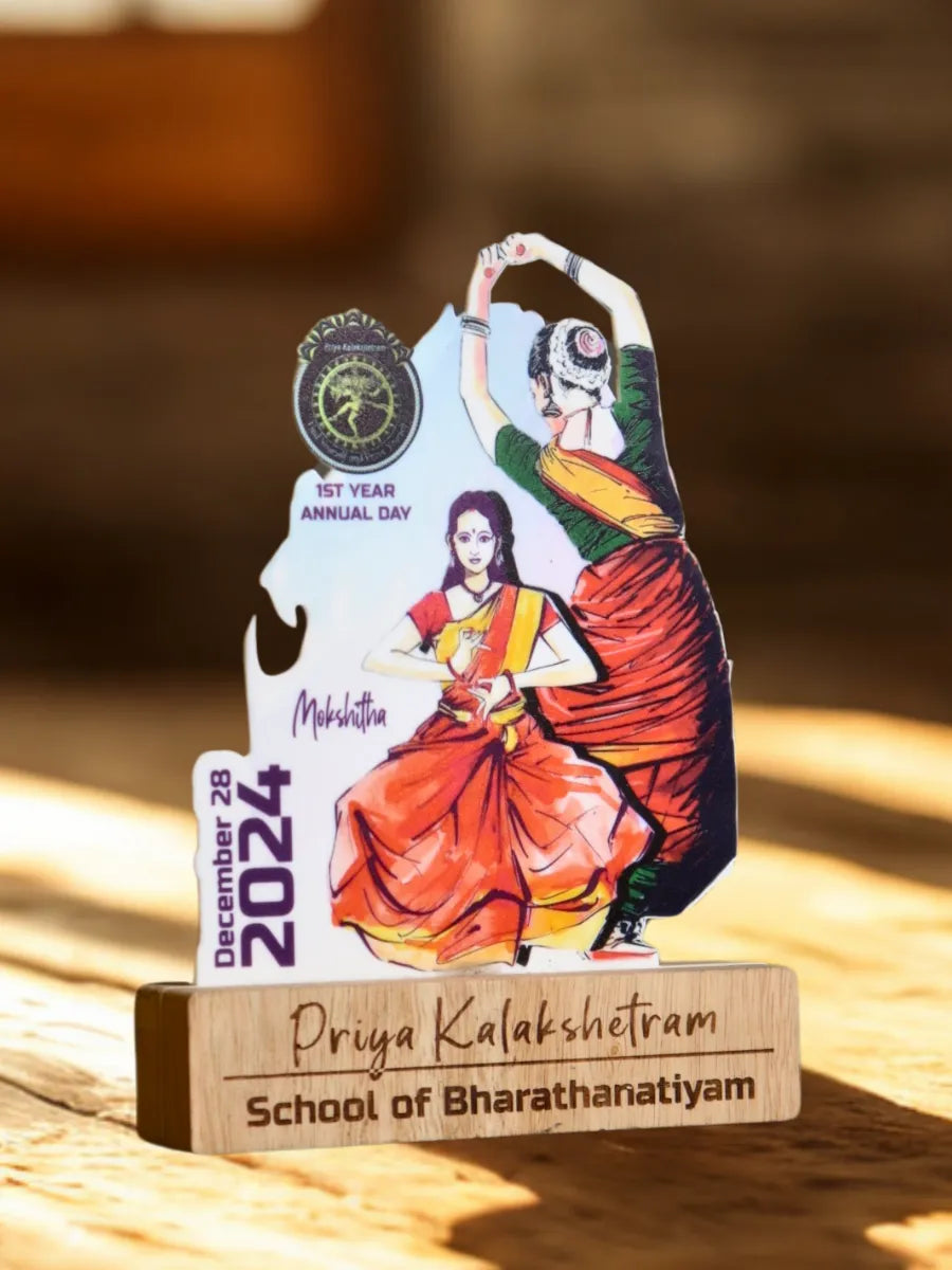 Classical Dance Awards - Premium Bharatanatyam Trophy
