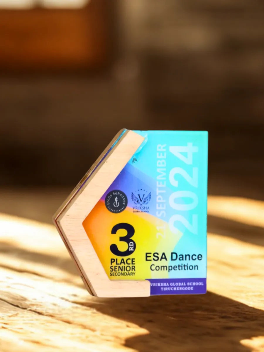 Elite Dance Trophy - Premium Award Shield | Trophy Shop Tamil Nadu - EcoTrophy