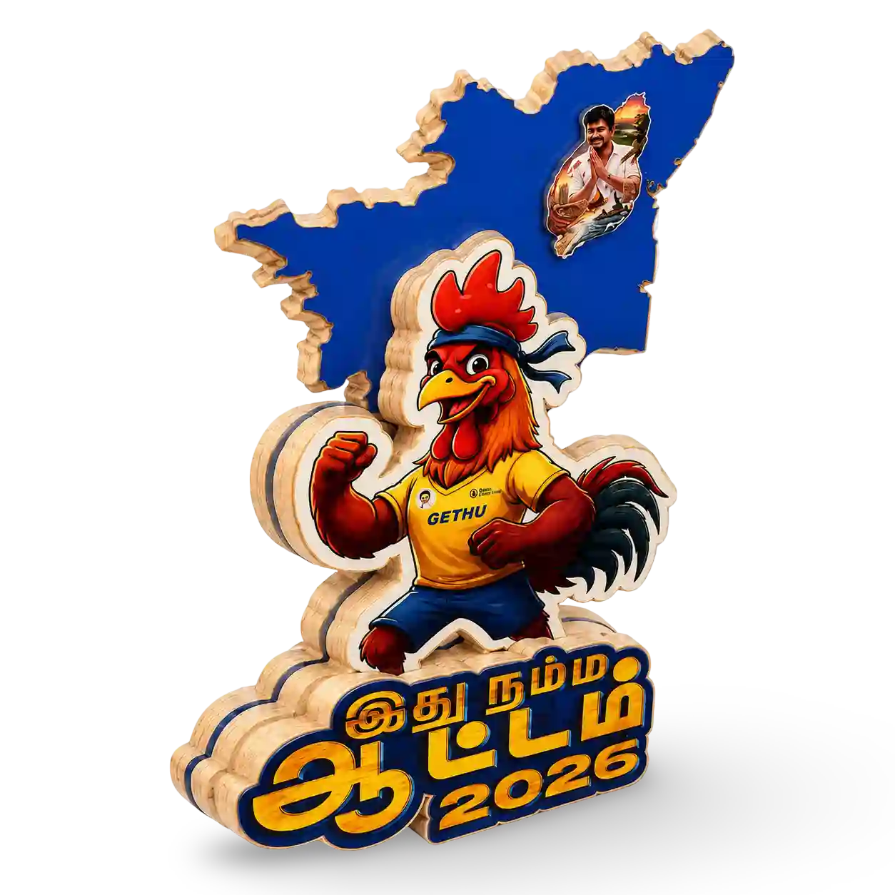 EcoTrophy Namma Attam Dance Award – Acrylic Trophy for Cultural Events