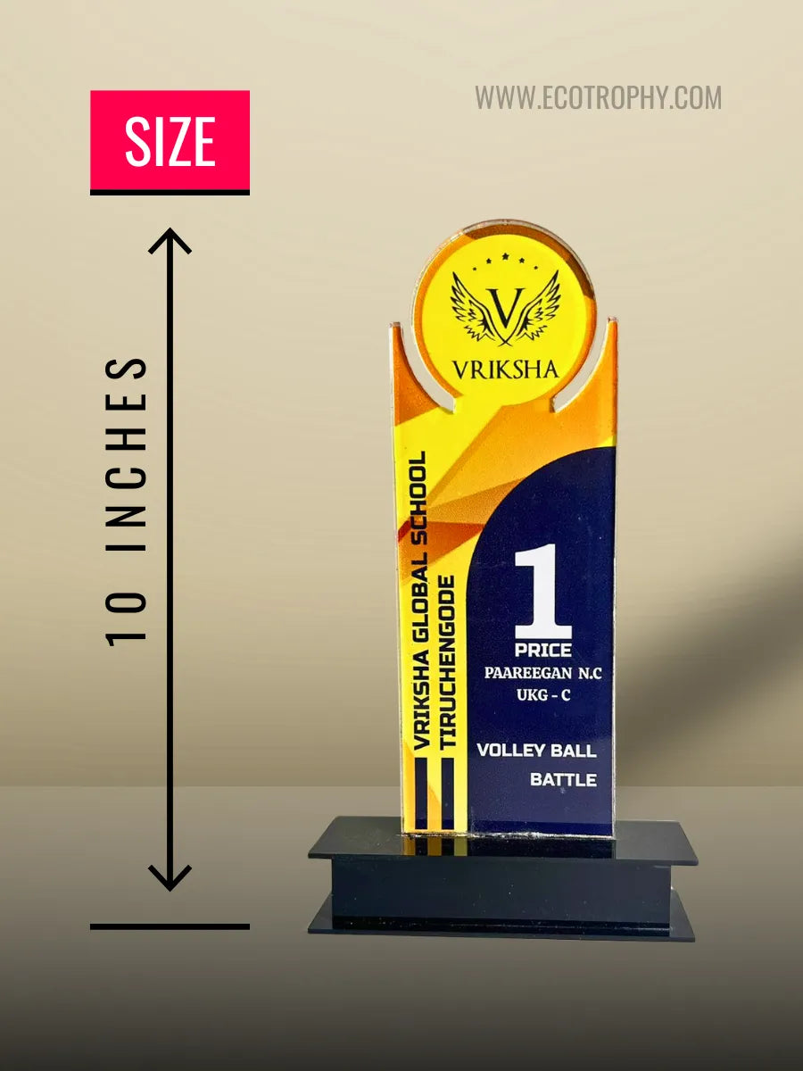 Ultimate Perfect Volleyball Trophy - Best Quality | Trophy Shop in Tamil Nadu, India - EcoTrophy