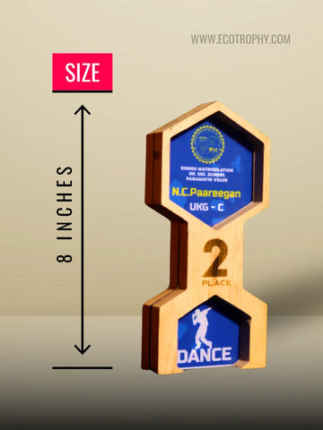 Personalized Dance Trophy - Custom Award for Second Place Winner - Trophy Shop
