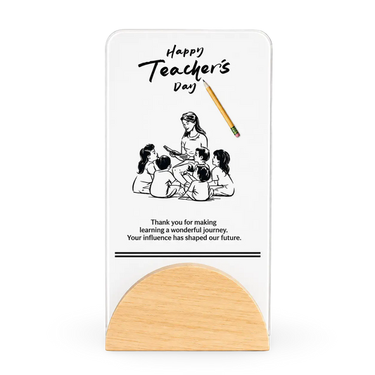 Teachers day trophy India personalized recognition award EcoTrophy