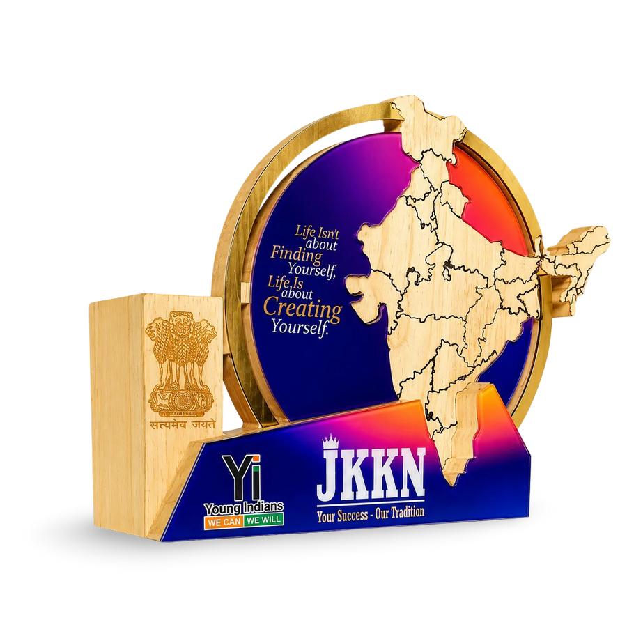 Achievement trophy India academic excellence graduation ceremony