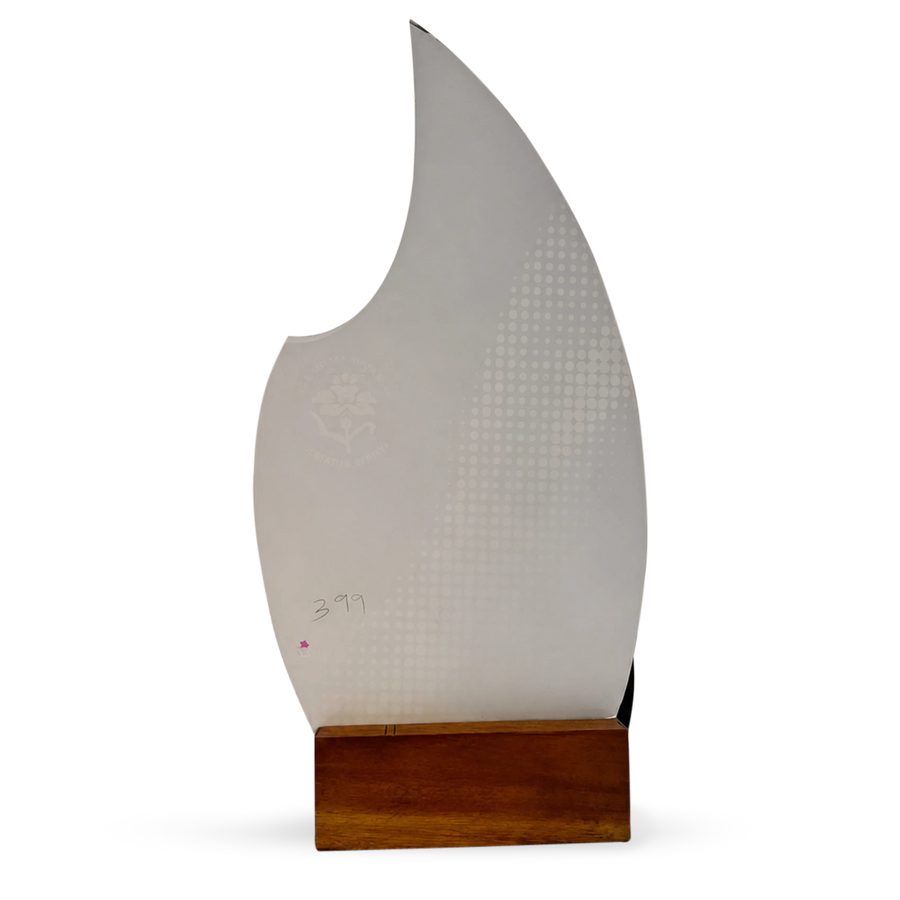 Annual-day dance trophy shown in 8, 9 and 10 inch size options