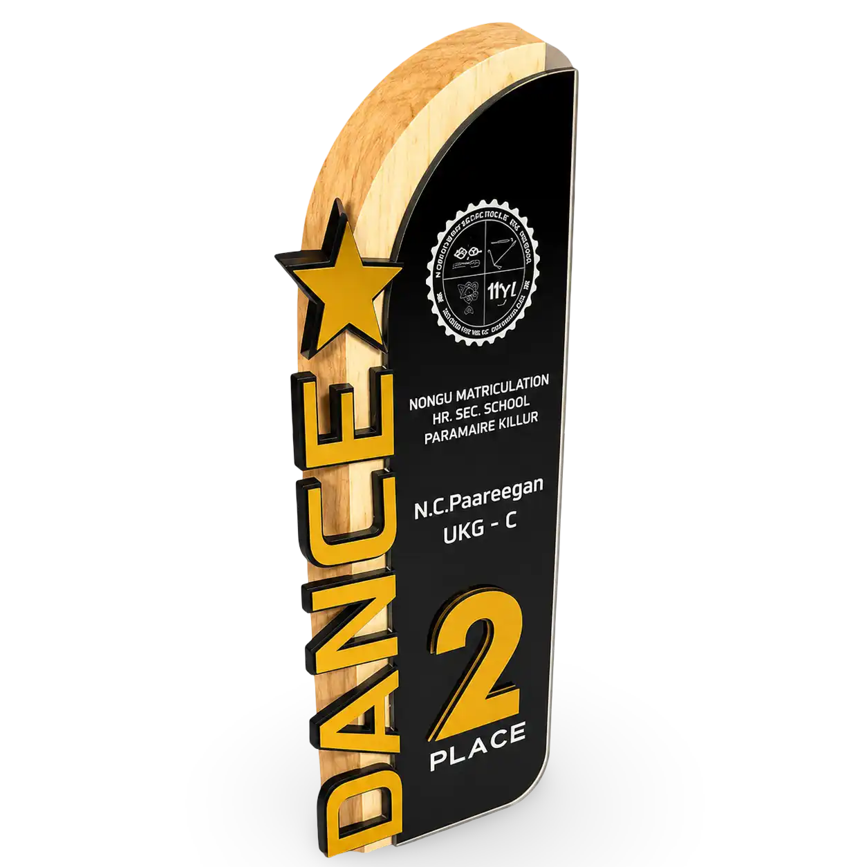 Best dance award elegant design annual day recognition India