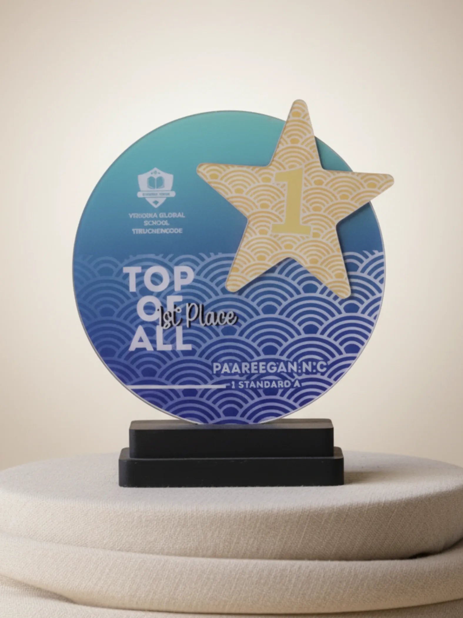  Essay Competition Trophy 2025 Academic - Premium award for writing competitions and literary merit recognition