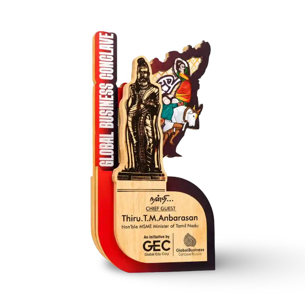 Chief guest trophy memento for corporate and formal events