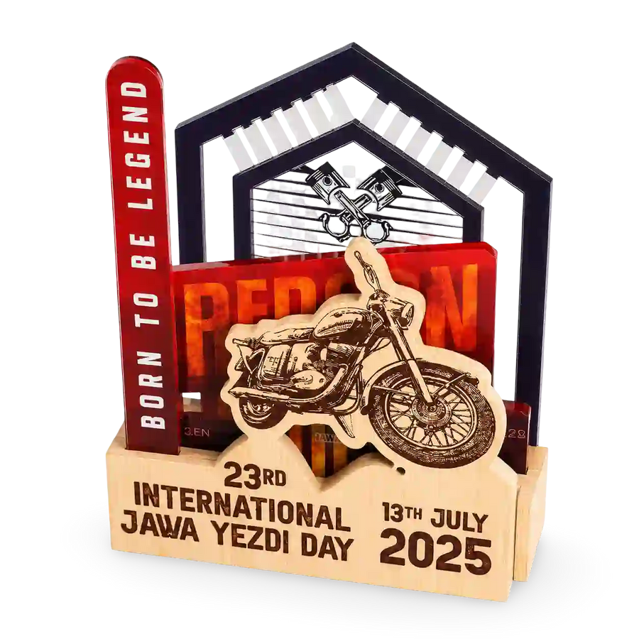 Custom cycle trophies prepared for cycling-club and race-organiser orders