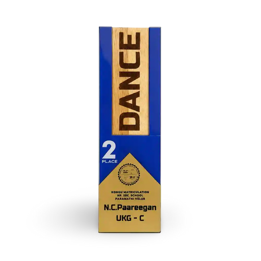 Dance Trophy wood and acrylic finish 