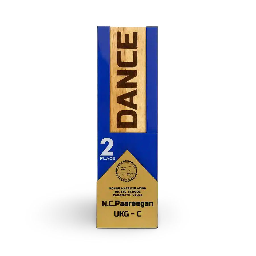 Dance Trophy wood and acrylic finish 