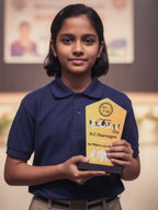 Personalized sports trophy for outstanding achievement from Tamil Nadu trophy shop - custom golden award with engraved details