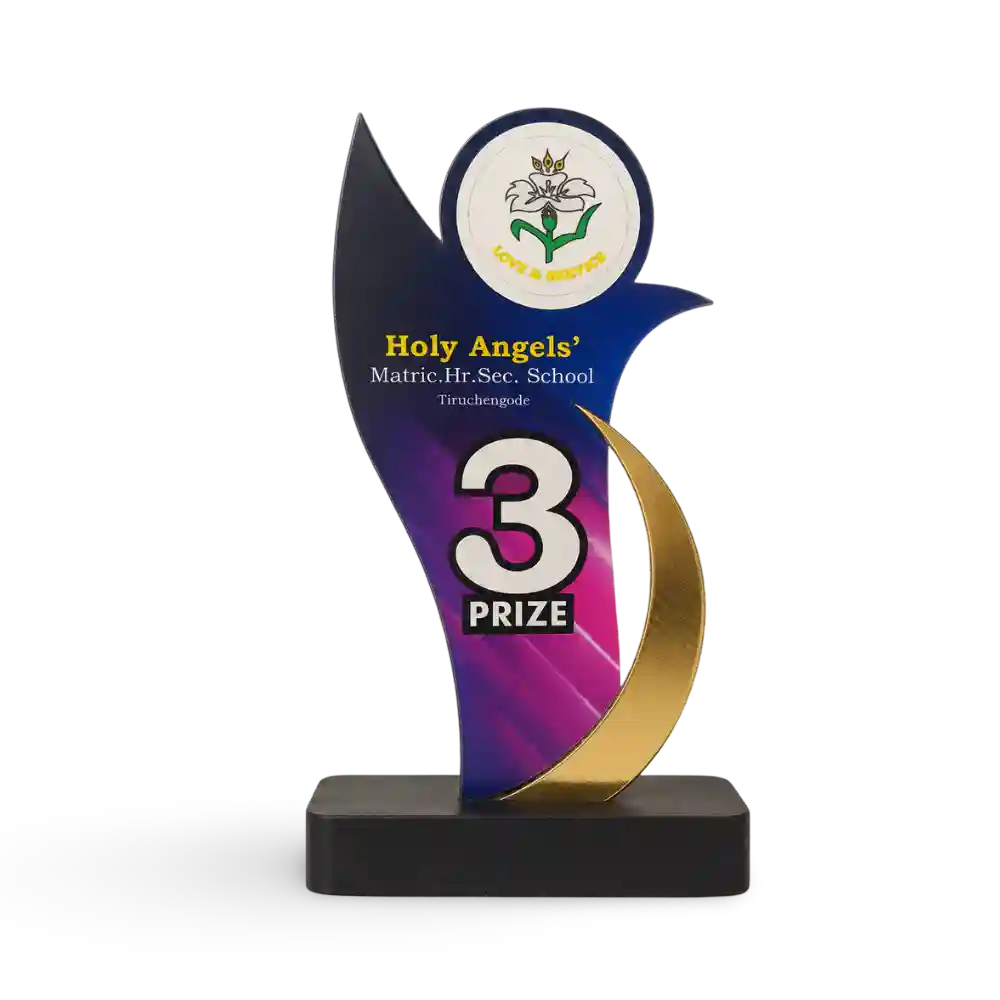 Modern dance trophy India custom dance award EcoTrophy
