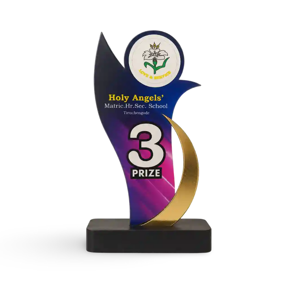 Modern dance trophy India custom dance award EcoTrophy