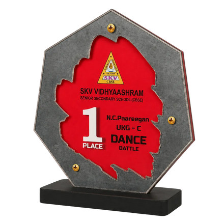 Personalised Dance Shield Trophy | First-Place Award