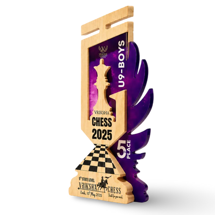 Queen Chess Trophy India – Queen Trophy & Chess Award