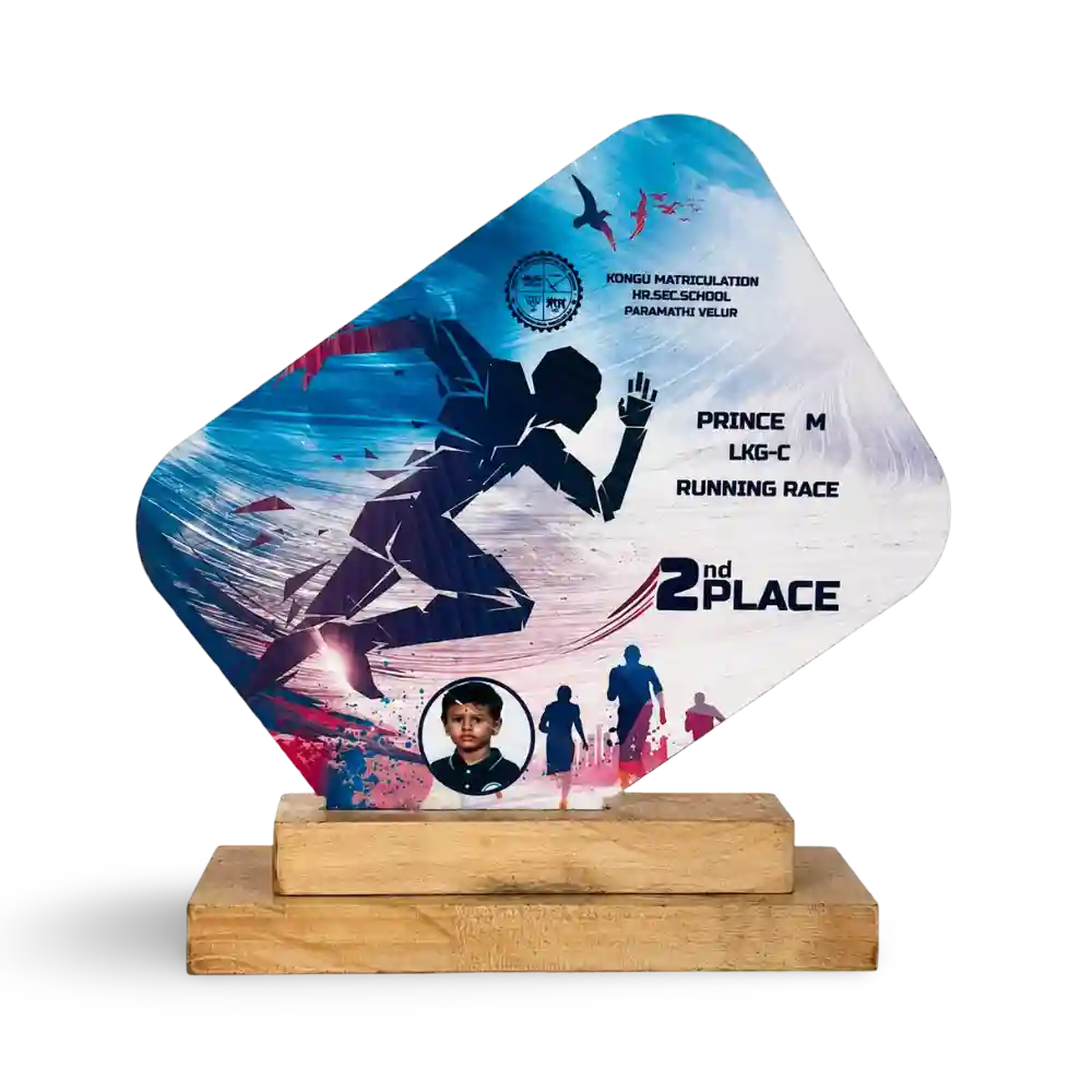 Running Race Trophy India – Sports Day Award & Athletics Trophy