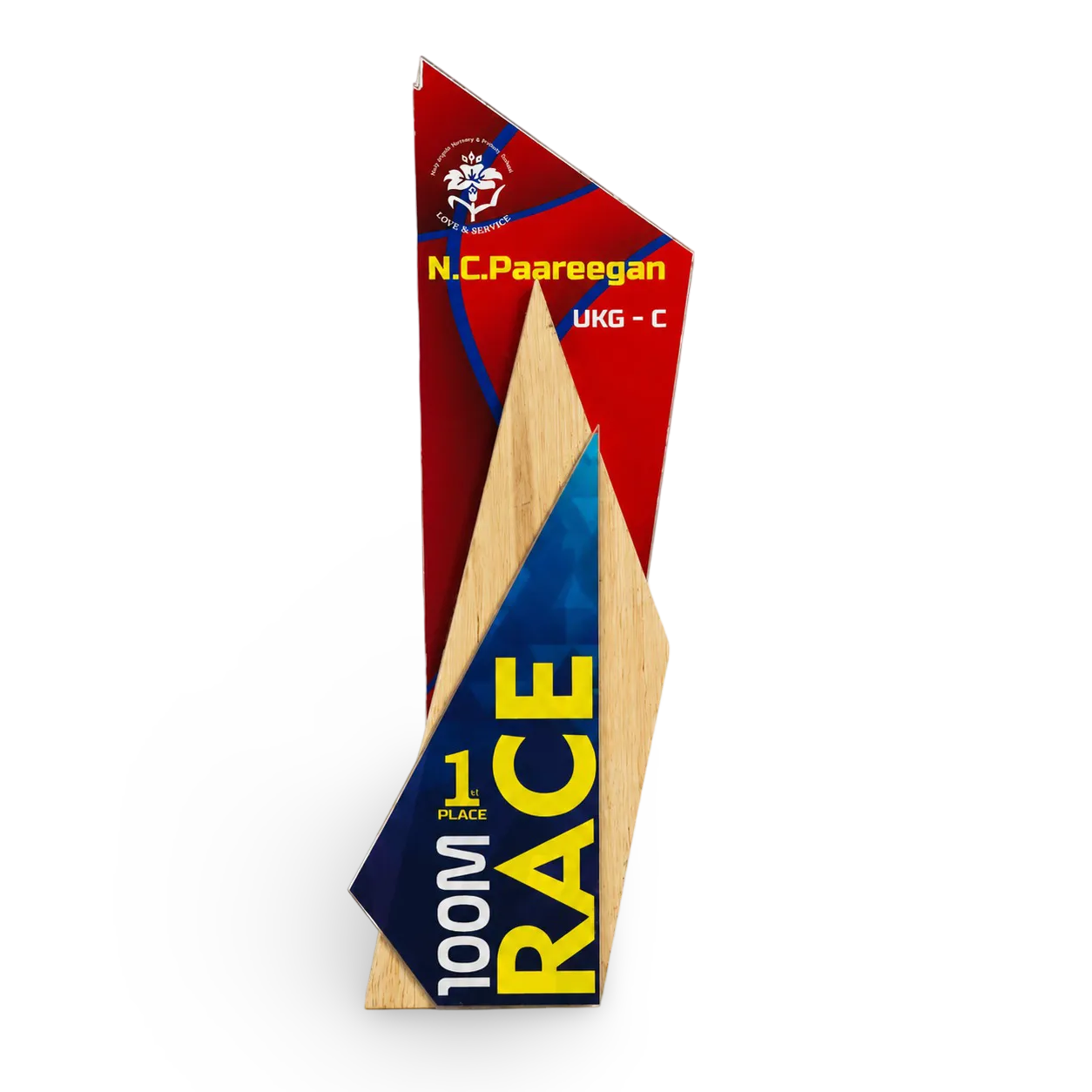 Running race trophy India athlete award marathon EcoTrophy