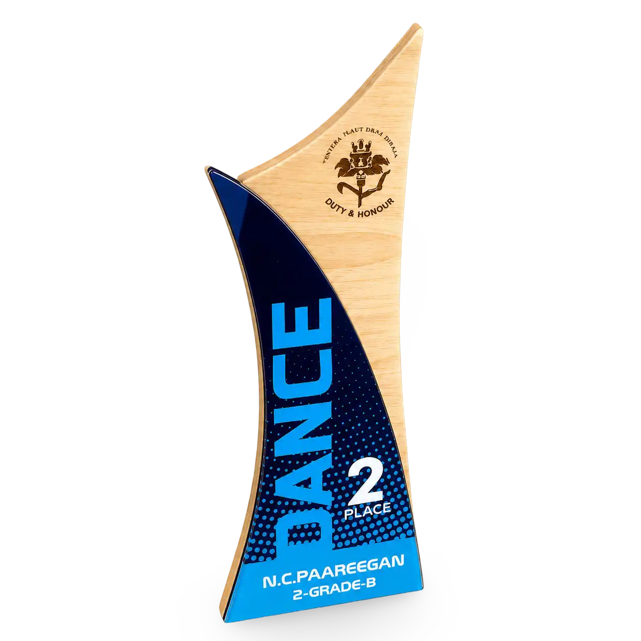 Top dancer award for school, studio and recital competitions