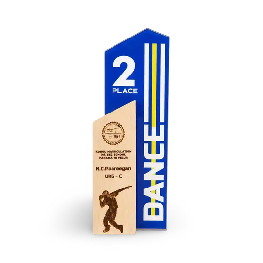 dance trophy 2nd place 