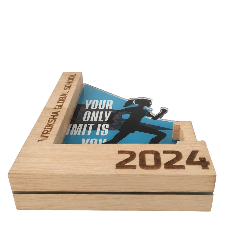 Sports day trophy 100m 200m sprint first place award India