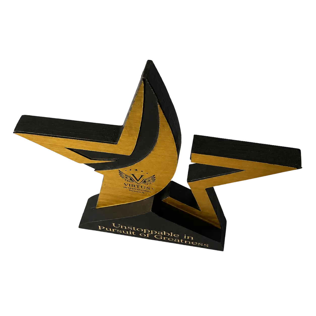 Star performer award for monthly and annual corporate recognition