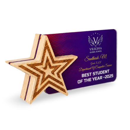 Student Leadership Award – Academic Recognition Trophy India