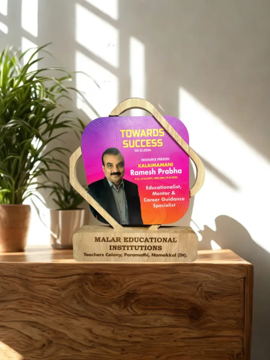 Tamil Nadu Ceremonial Chief Guest Trophy - Premium Quality