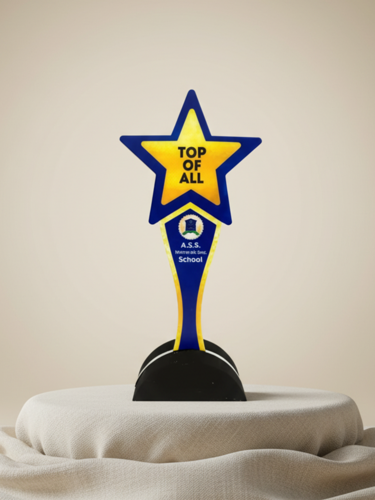 Top of All Trophy - Overall Champion Award displayed on white background showing full trophy design